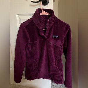 Patagonia purple quarter zip
